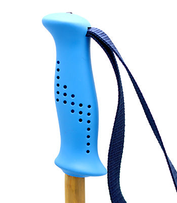 Bamboo Ski Pole Grips and Baskets