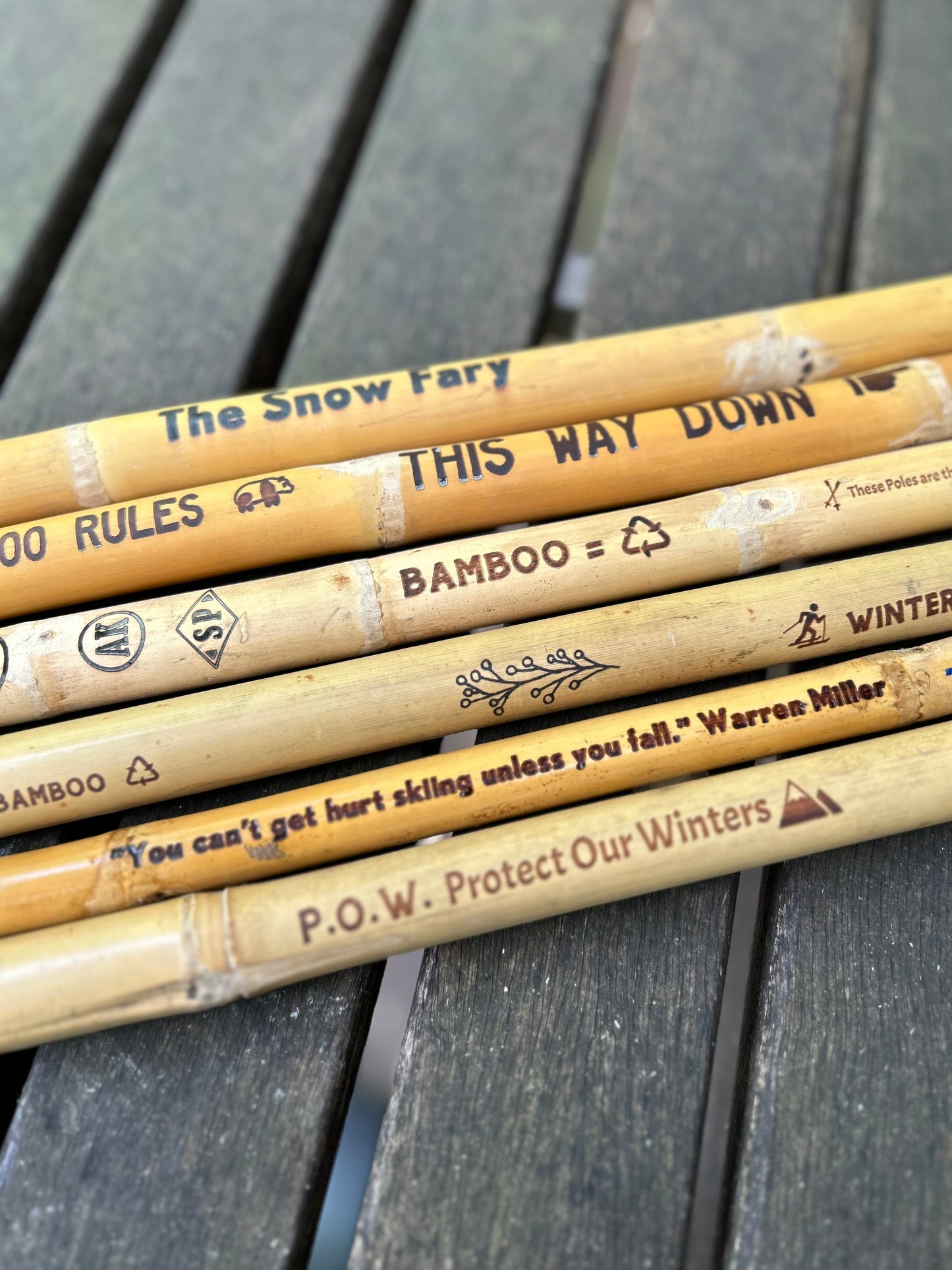 Pimp My Poles - customised laser etching