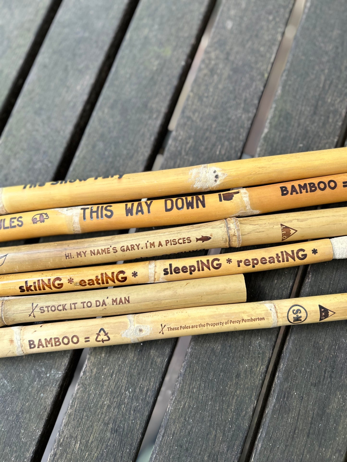 Pimp My Poles - customised laser etching