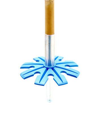 Bamboo Ski Pole Grips and Baskets