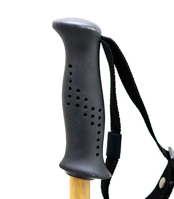 Bamboo Ski Pole Grips and Baskets