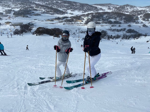 Bamboo Ski Pole Grips and Baskets