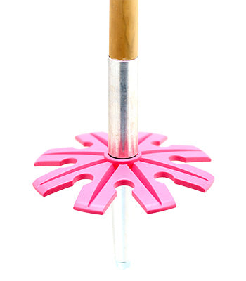 Bamboo Ski Pole Grips and Baskets